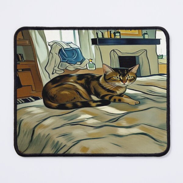 Item preview, Kimba the Tabby Cat Resting designed and sold by brentwooddsgn.