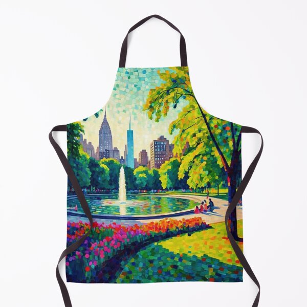 Item preview, Fountain Landscape by the Park designed and sold by brentwooddsgn.