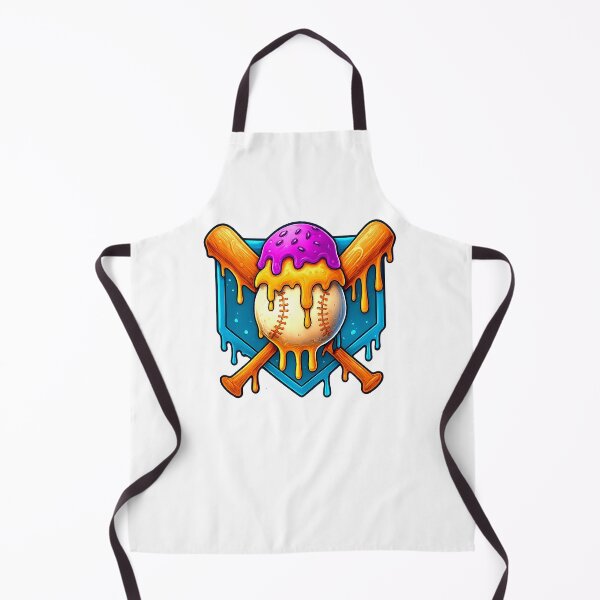 Item preview, Melting Ice Cream Baseball Funny Crossover Sports Dessert Teens designed and sold by OleOleStore.