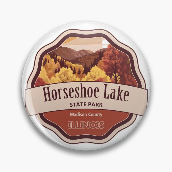 Item preview, Horseshoe Lake State Park, Madison County, Illinois designed and sold by Wanderful-roads.