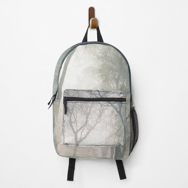 Item preview, Cathedral - Tree Silhouettes In Fog designed and sold by Dyrk Wyst Redbubble Shop.