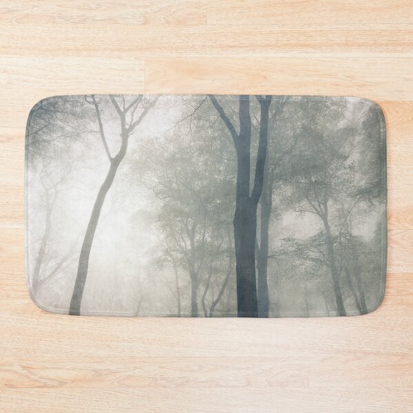 Item preview, Cathedral - Tree Silhouettes In Fog designed and sold by Dyrk Wyst Redbubble Shop.