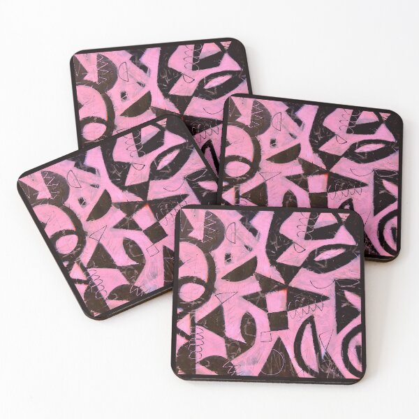 Item preview, Pink Abstract Graffiti designed and sold by ViaARTfactory.