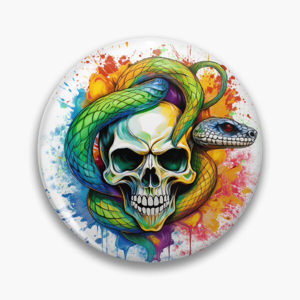 Item preview, Skull Snake designed and sold by rainsdesigns.