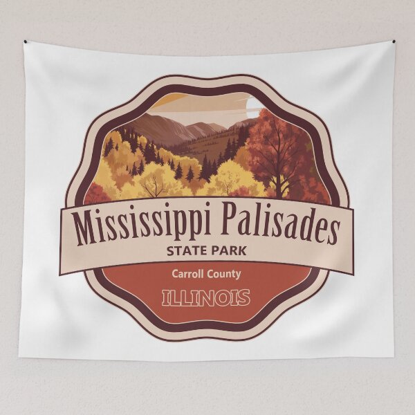 Item preview, Mississippi Palisades State Park, Carroll County, Illinois designed and sold by Wanderful-roads.