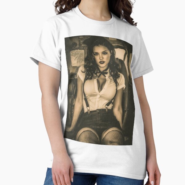 Item preview, Sepia-Toned Beauty in Pin-Up Form designed and sold by Peter's Big Shop.
