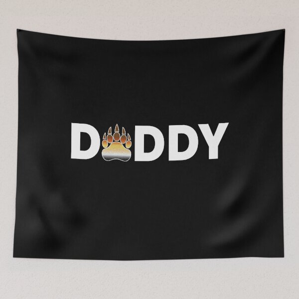 Item preview, Gay Pride Daddy Brotherhood Flag Bear Claw LGBTQ  designed and sold by YikesForever.