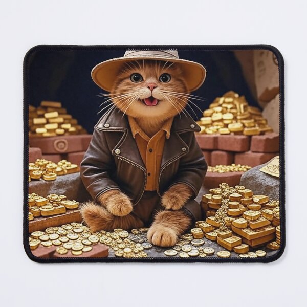 Item preview, Meow of Mystery: The Golden Cave Chronicles designed and sold by piakestore.