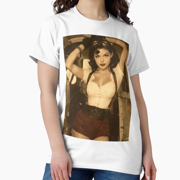 Item preview, Powerful Pin-Up Girls in Distressed Style designed and sold by Peter's Big Shop.