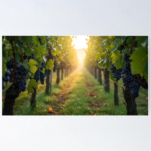Item preview, Vineyard Morning designed and sold by EpicEarthscapes.