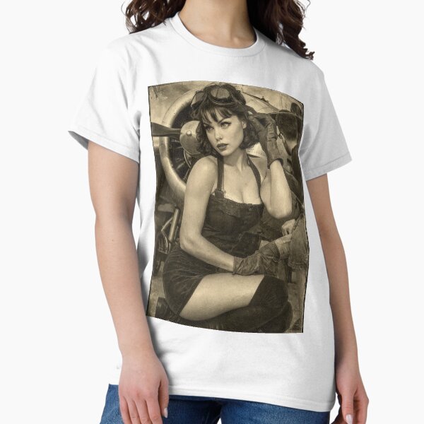 Item preview, Pin-Up Icons in Sepia Photography Finish designed and sold by Peter's Big Shop.