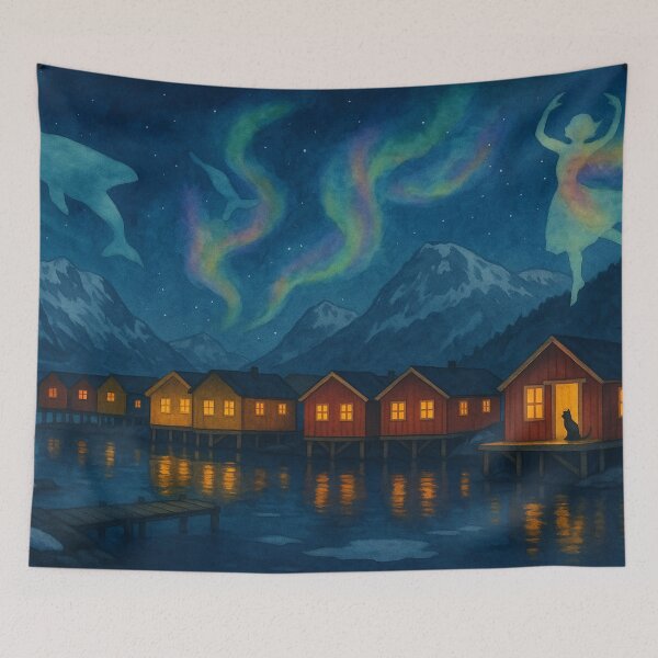 Item preview, The Dance Above Lofoten designed and sold by mia-miranda.