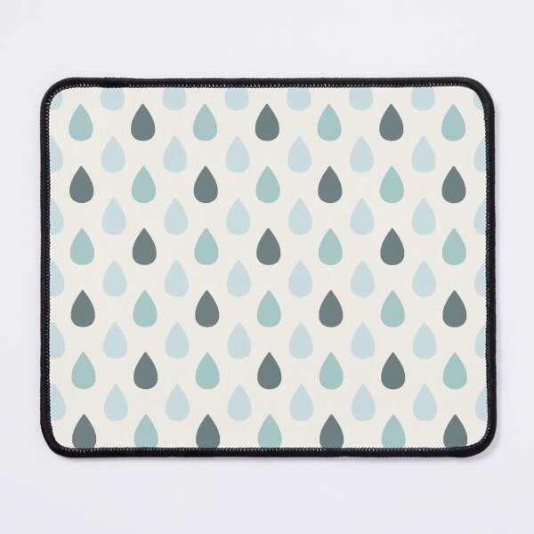 Item preview, Seamless blue teardrop pattern designed and sold by babyandbunny.