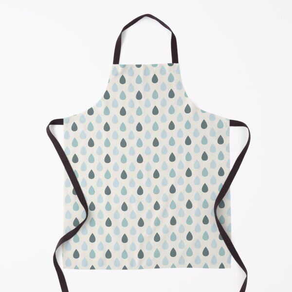 Item preview, Seamless blue teardrop pattern designed and sold by babyandbunny.