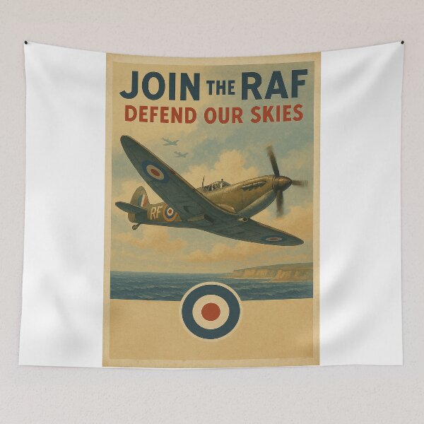 Item preview, RAF Vintage Poster designed and sold by Skyframe Aviation.