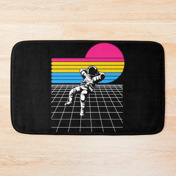 Item preview, Pansexual Pride Astronaut LGBTQ Vaporwave Art Pan Pride designed and sold by YikesForever.