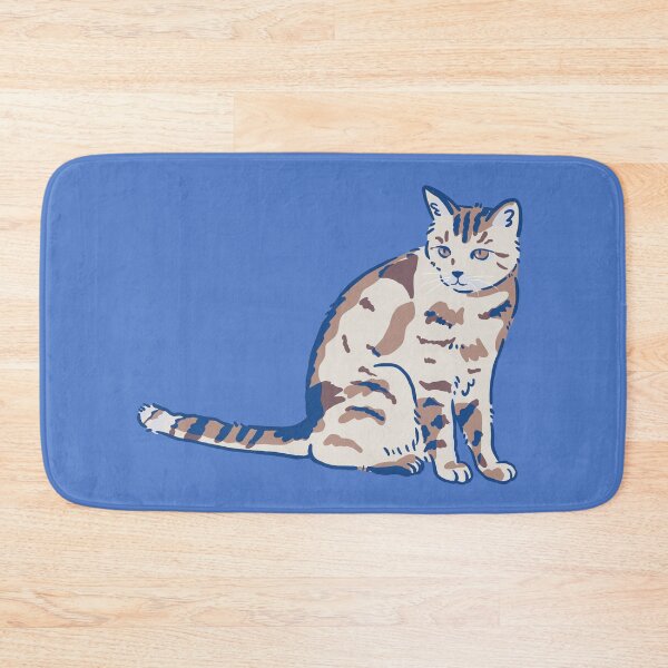 Item preview, Tabby cat | blue shadow designed and sold by mangopuffstudio.