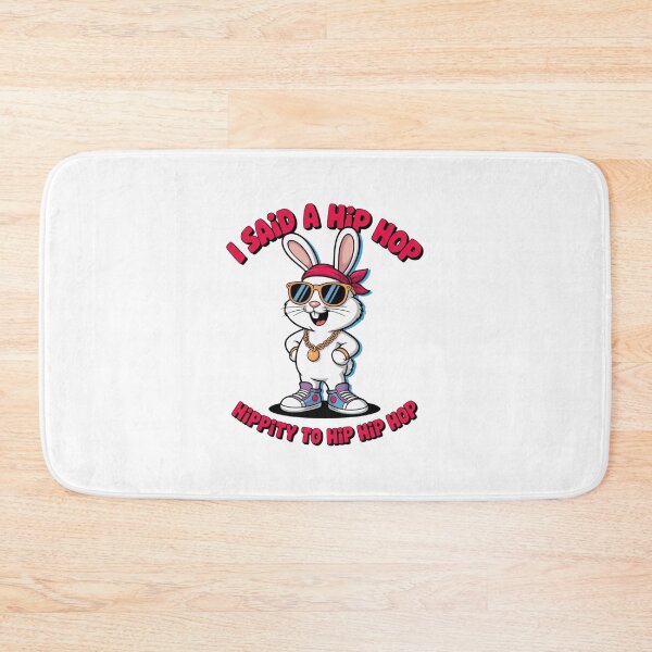 Item preview, Hip Hop, Music, Rap, rabbit, old school, funnyfits70, Humor, Funny, retro, vintages, funny quotes, animal humor, designed and sold by FunnyFits70.