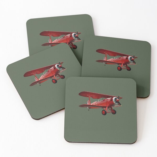 Item preview, Red vintage plane designed and sold by Pawblematic .