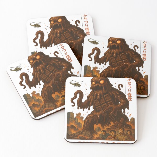 Item preview, Chocolord: Melted Madness Unleashed – Retro Kaiju T-Shirt designed and sold by Snackwear Apparel.