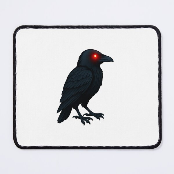 Item preview, Crow Raven Glowing eye designed and sold by Thommmo.