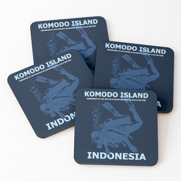 Item preview, Komodo Island Indonesia - Divers Calm Refuge designed and sold by Place-Heritages.