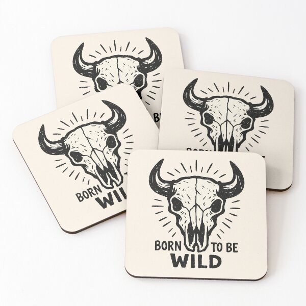 Item preview, Born to Be Wild – Cattle Skull Skullhead Western designed and sold by Kalaidax.