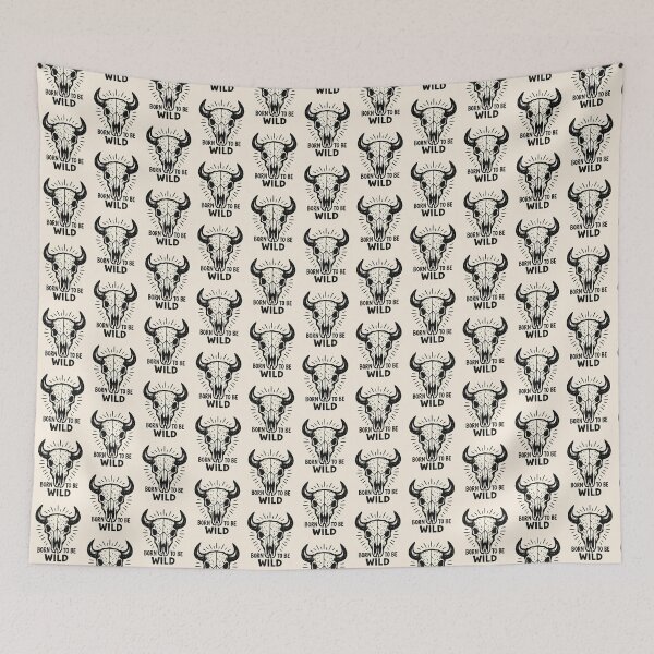 Item preview, Born to Be Wild – Cattle Skull Skullhead Western designed and sold by Kalaidax.