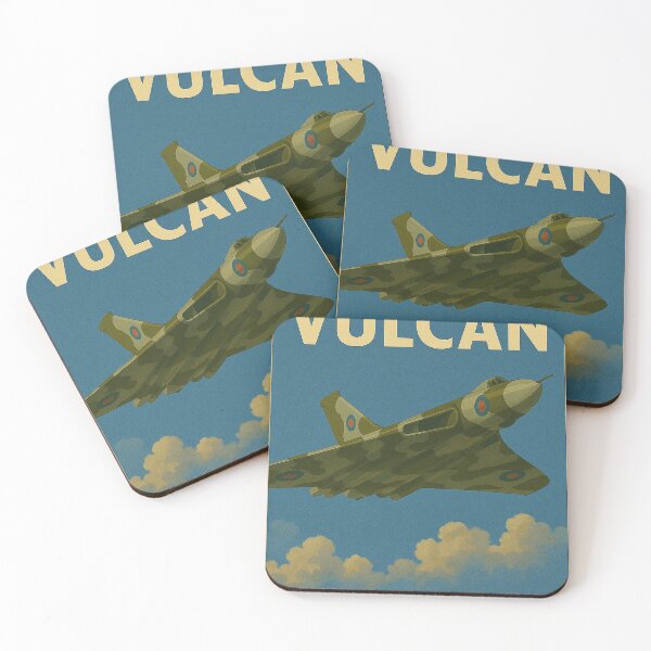 Artikelvorschau, Avro Vulcan Bomber Retro Poster entworfen und verkauft von Airpower Art.