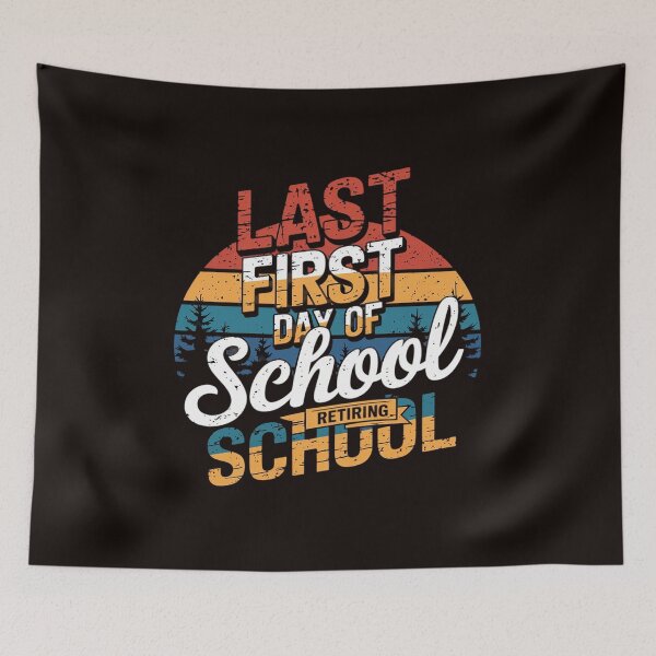 Item preview, Last First Day Of School Tee Retiring Vintage Back To School designed and sold by MAKOPOKOShop.