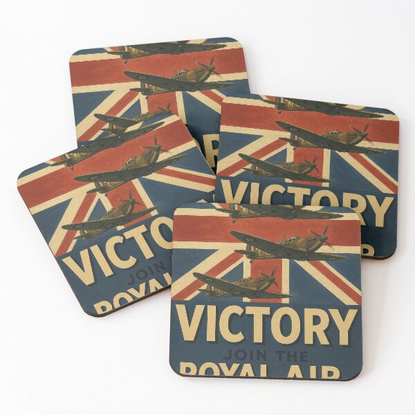 Item preview, RAF Victory Poster designed and sold by Skyframe Aviation.