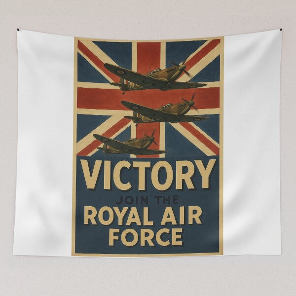 Item preview, RAF Victory Poster designed and sold by Skyframe Aviation.