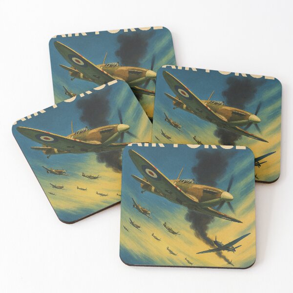 Item preview, Vintage Royal Air Force WW2 Retro Poster designed and sold by Airpower Art.