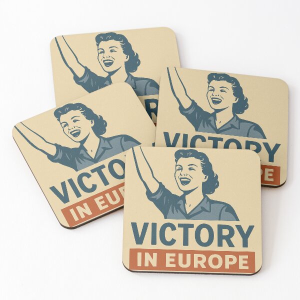 Item preview, VE Day Victory Poster designed and sold by Airpower Art.