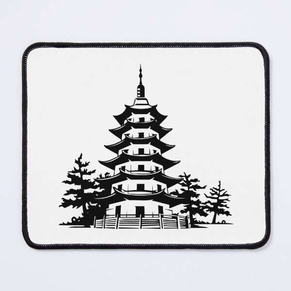 Item preview, Pagoda Buddhist Temple Shrine Asian Tradition Tower Zen designed and sold by inkoutninja.