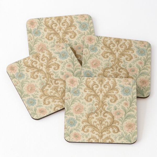 Item preview, Elegant baroque fabric pattern designed and sold by Sigtrix.