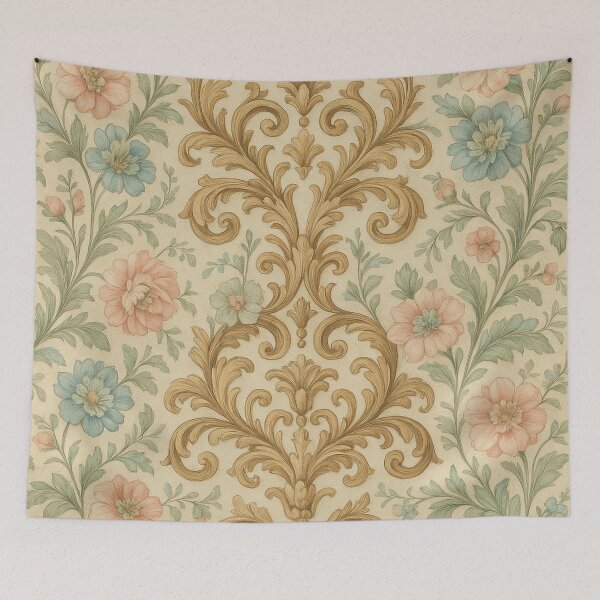Item preview, Elegant baroque fabric pattern designed and sold by Sigtrix.
