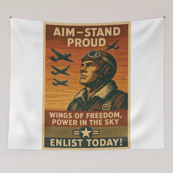 Item preview, Aim Stand Proud designed and sold by Skyframe Aviation.