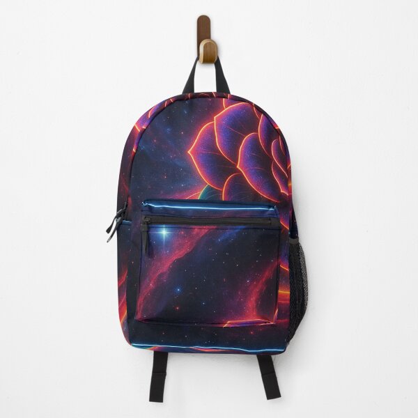 Item preview, Void Bloom – Neon Rose in the Cosmic Vortex designed and sold by American Steel.