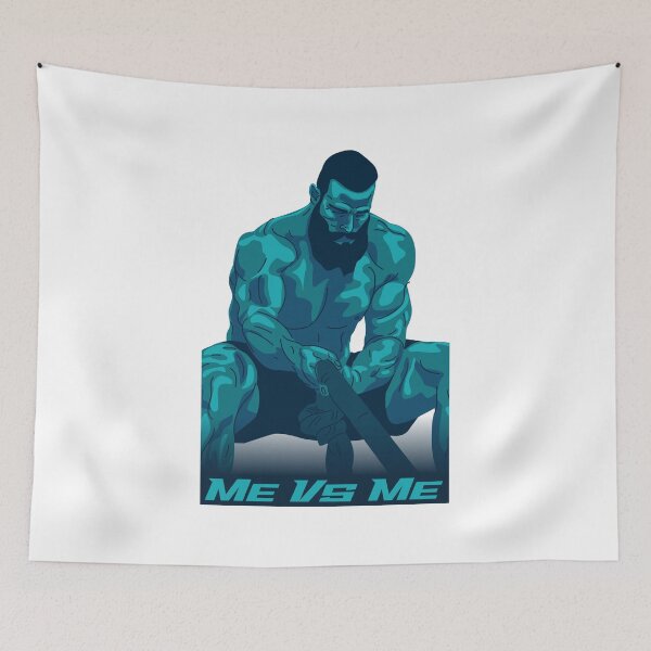 Item preview, Empowering Unisex Heavy Cotton Tee: 'Me vs Me' Motivational Shirt, Fitness Gift, Gym Apparel, Self-Improvement, Casual Wear - Gym Clothes designed and sold by UsandCoDesigns.