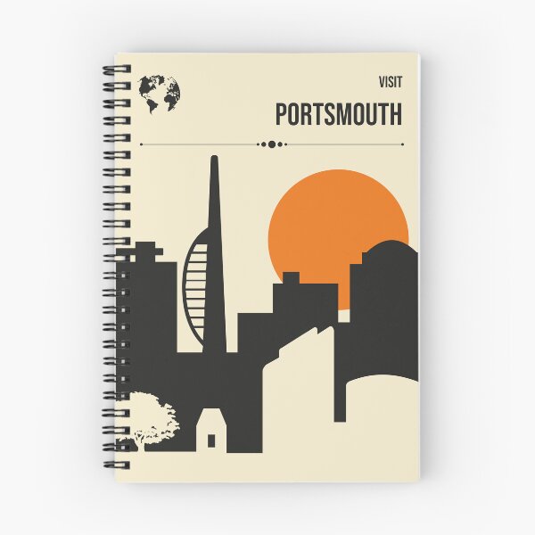 Item preview, Portsmouth England Skyline Minimalist Poster Spinnaker Tower designed and sold by Stadify.