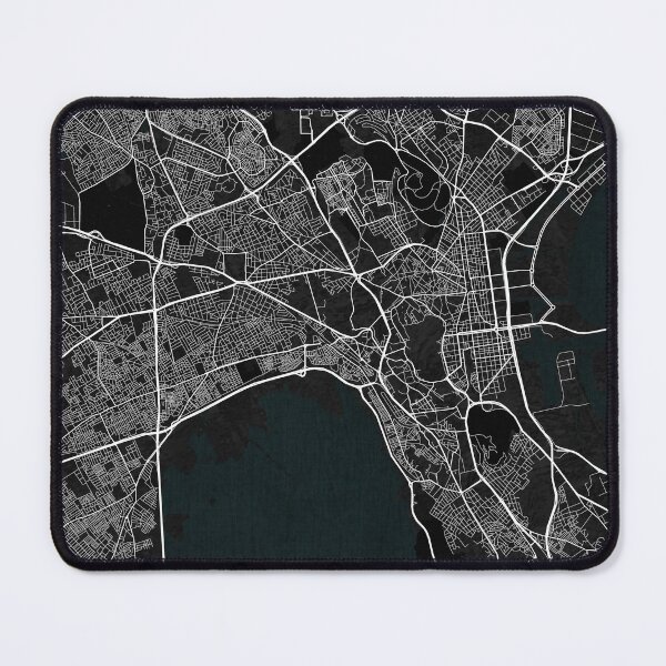 Item preview, Tunis City Map of Tunisia - Dark designed and sold by deMAP.