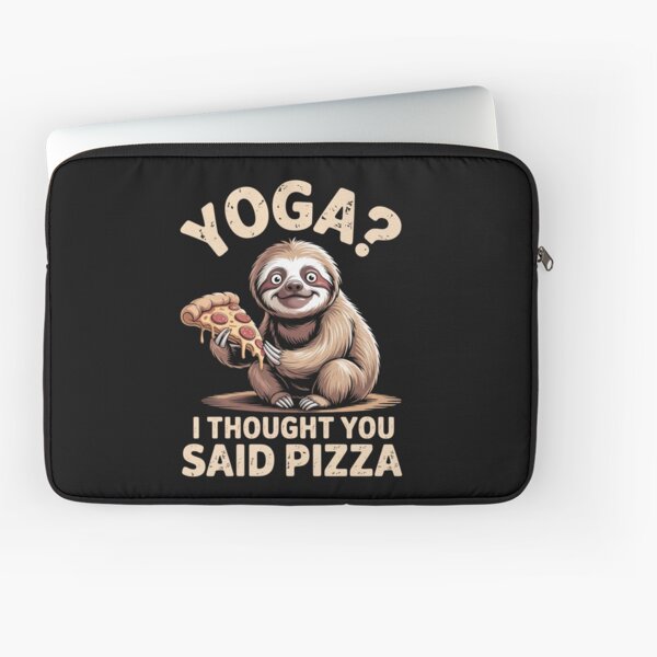 Item preview, Yoga? I Thought You Said Pizza designed and sold by GemiGarp.