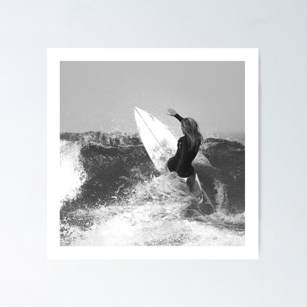 Aperçu de l'œuvre Format carré Monochrome Surf 12 créée et vendue par Aaron  Kinzer.