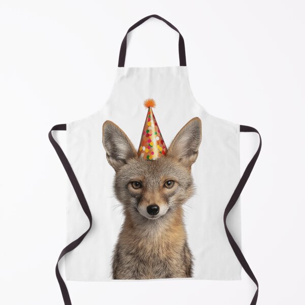 Item preview, Funny Jackal Wearing Birthday Party Hat designed and sold by LazyOwlStore.