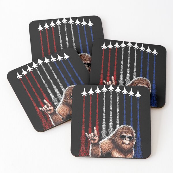 Item preview, Jet Selfies With Bigfoot Gift Men US Flag Patriotic Funny July designed and sold by MOHAMED FRASER.