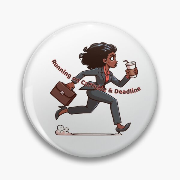 Item preview, Running on Caffeine and Deadline designed and sold by PutroGraph.