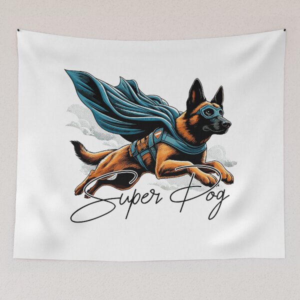 Item preview, Super Dog Belgian Shepherd Cape Gift designed and sold by Pineapple-Tree.