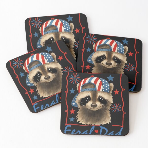 Item preview, Raccoons Dad Animal Feral Men Women Kids Funny Raccoon Father Day designed and sold by MOHAMED FRASER.