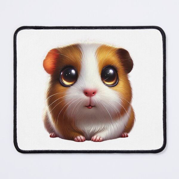 Item preview, Adorable Baby Guinea Pig – Kawaii Drawing of a Furry Rodent with Big Eyes designed and sold by FusiTink.